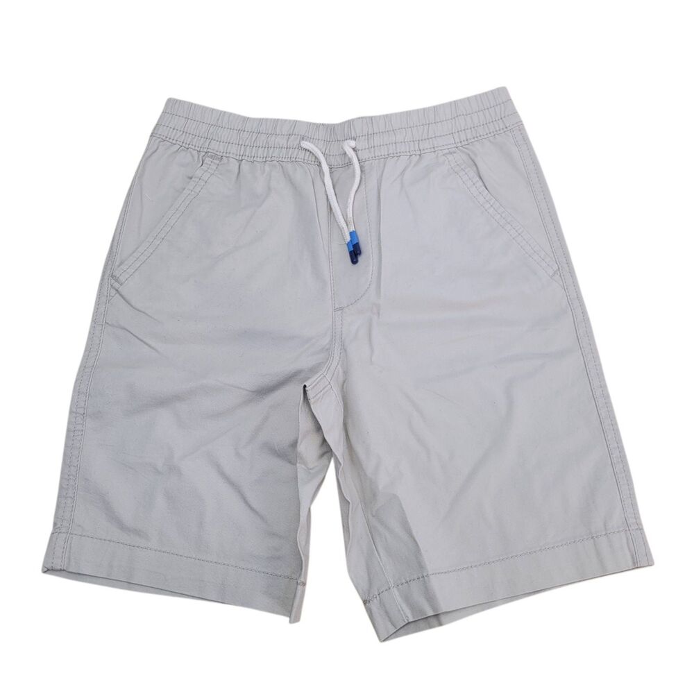 Member's Mark Boy's Drawstring Beige Woven Shorts 10/12 Kids New